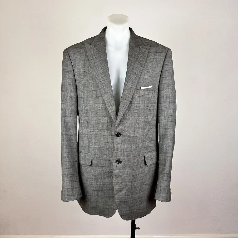 Peter Millar Soft Virgin Wool Sport Jacket Size 44 Tall
